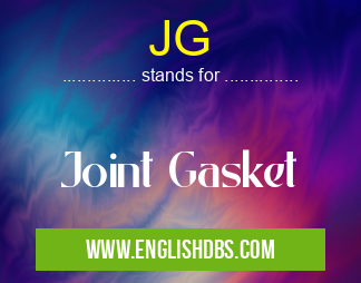 JG means Joint Gasket JG
