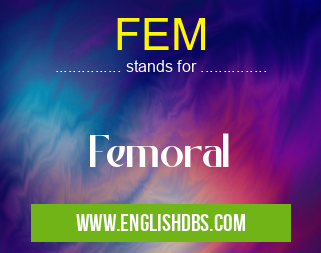 FEM means Femoral FEM
