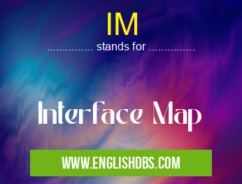 IM means Interface Map IM