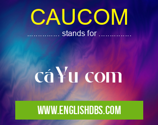 CAUCOM means cấu com CAUCOM