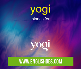 yogi means yogi yogi