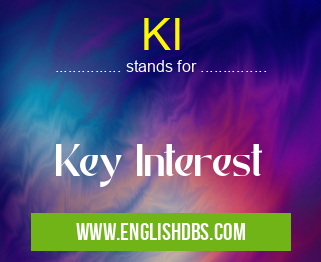 KI means Key Interest KI