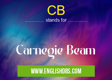 CB means Carnegie Beam CB