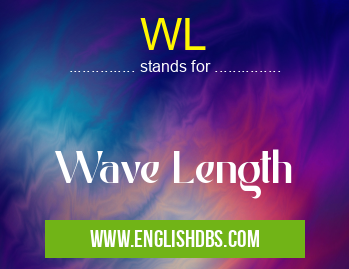WL means Wave Length WL