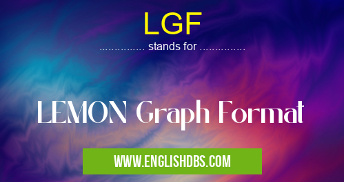 LGF means LEMON Graph Format LGF