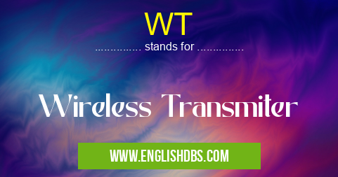 WT means Wireless Transmiter WT