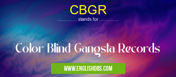 CBGR