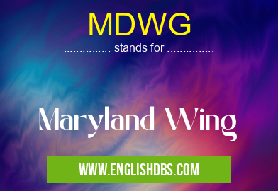 MDWG means Maryland Wing MDWG