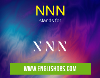NNN means N N N NNN