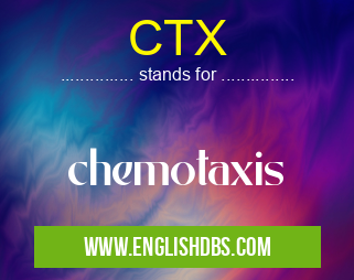 CTX means chemotaxis CTX