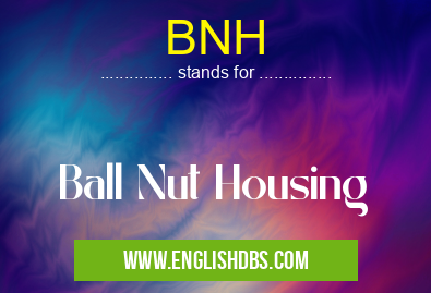BNH means Ball Nut Housing BNH