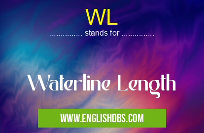 WL means Waterline Length WL