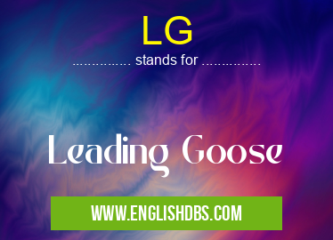 LG means Leading Goose LG