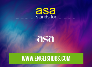 asa means asa asa
