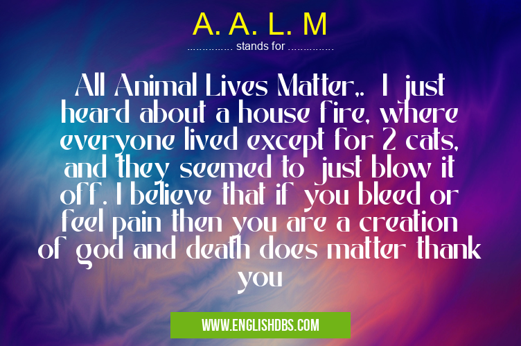 A. A. L. M