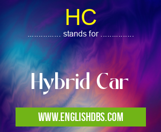 HC means Hybrid Car HC