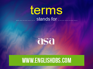 terms means asa terms