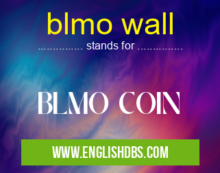 blmo wall means BLMO COIN blmo wall