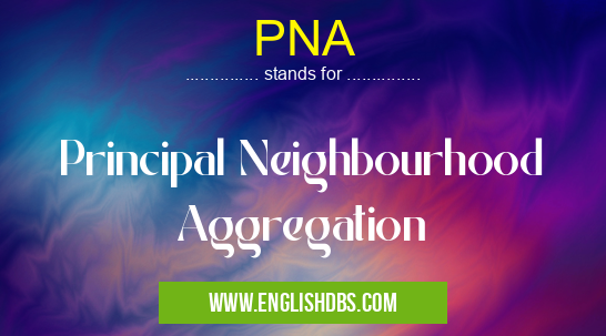 PNA means Principal Neighbourhood Aggregation PNA