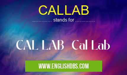 CALLAB means CAL LAB Cal Lab CALLAB