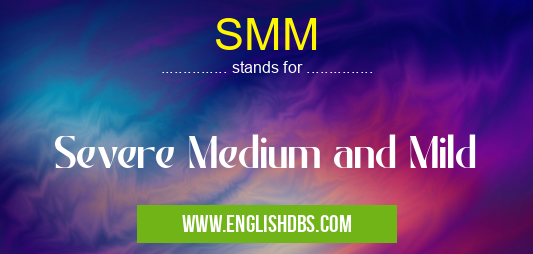 SMM means Severe Medium and Mild SMM
