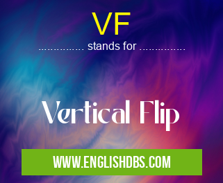 VF means Vertical Flip VF