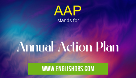 AAP means Annual Action Plan AAP