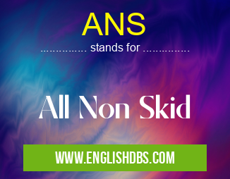 ANS means All Non Skid ANS