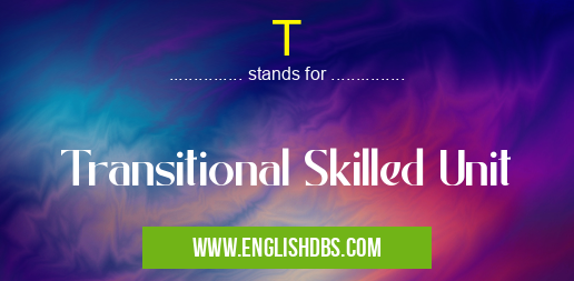 T means Transitional Skilled Unit T