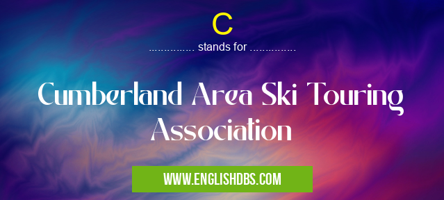 C means Cumberland Area Ski Touring Association C