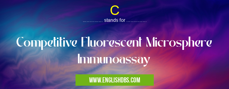 C means Competitive Fluorescent Microsphere Immunoassay C