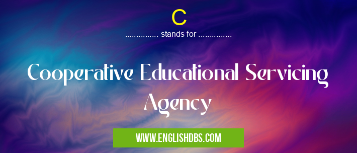 C means Cooperative Educational Servicing Agency C