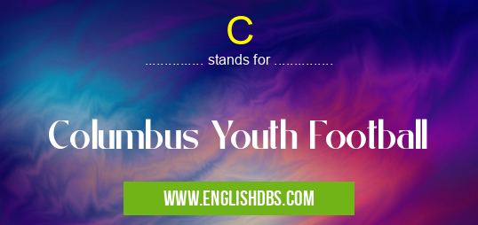 C means Columbus Youth Football C