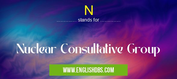N means Nuclear Consultative Group N