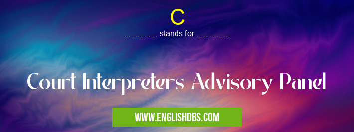 C means Court Interpreters Advisory Panel C
