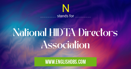 N means National HIDTA Directors Association N