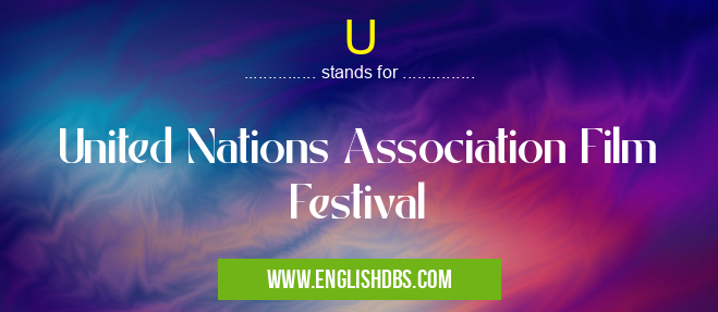U means United Nations Association Film Festival U