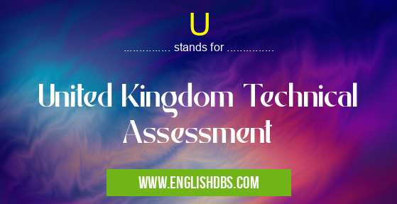 U means United Kingdom Technical Assessment U