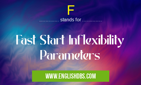 F means Fast Start Inflexibility Parameters F