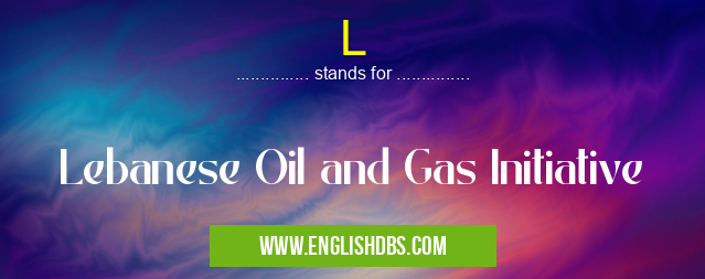 L means Lebanese Oil and Gas Initiative L