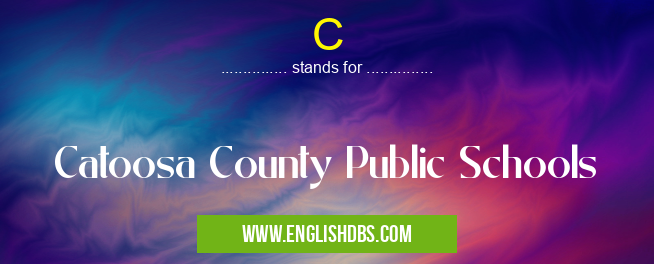 C means Catoosa County Public Schools C