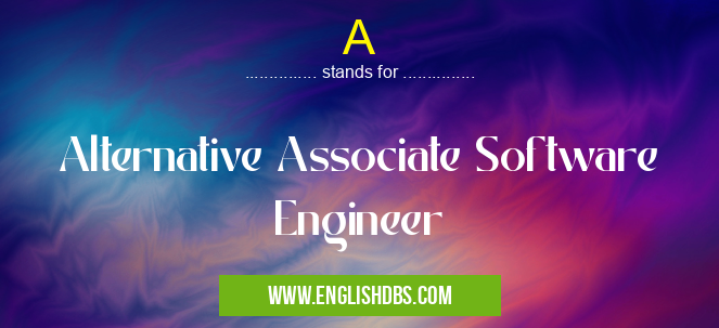 A means Alternative Associate Software Engineer A