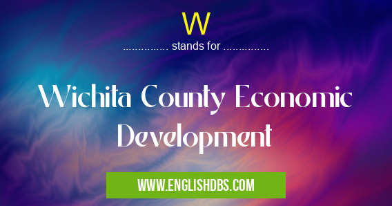 W means Wichita County Economic Development W