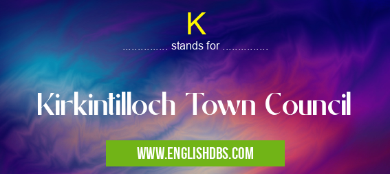 K means Kirkintilloch Town Council K