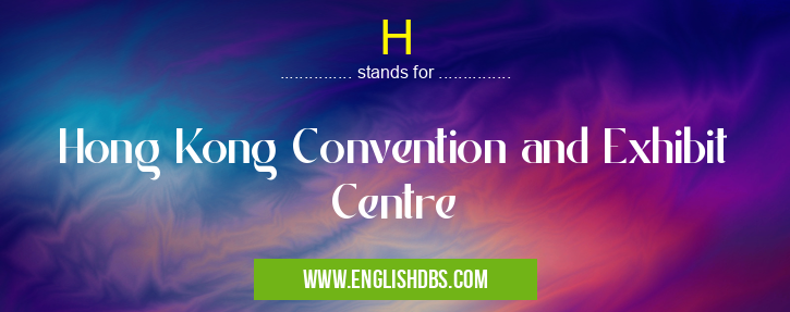 H means Hong Kong Convention and Exhibit Centre H