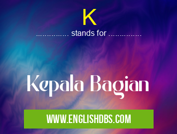 K means Kepala Bagian K