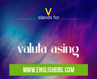 v means valuta asing v