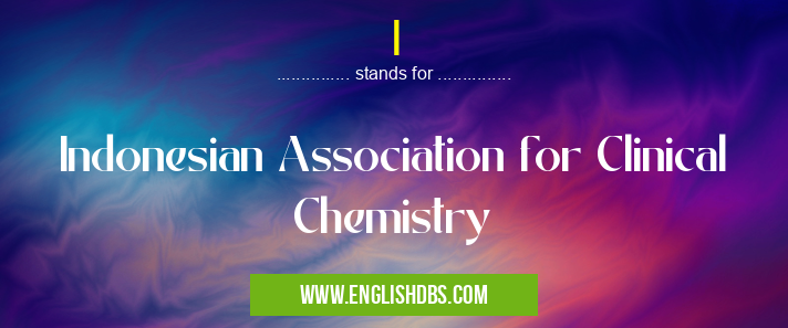 I means Indonesian Association for Clinical Chemistry I