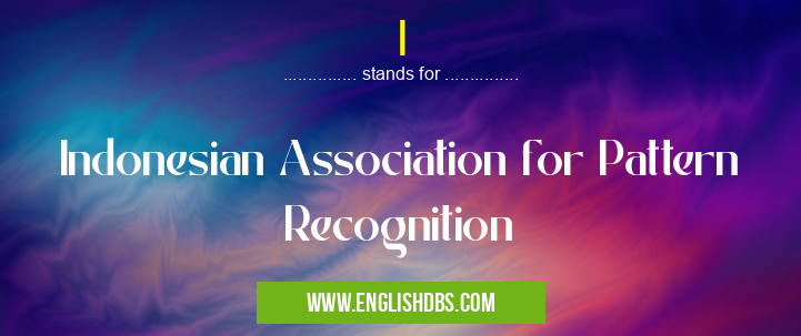 I means Indonesian Association for Pattern Recognition I