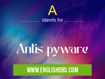 A means Antis pyware A